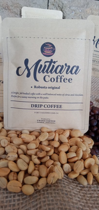 Mutiara Coffee - Robusta Drip Coffee @15gr (10pcs)