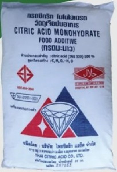 Citric Acid Monohydrate (ตราเพชร)