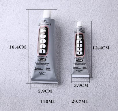 กาวอเนกประสงค์ E6000 เนื้อข้น สำหรับงานผ้าและงานฝีมือ DIY