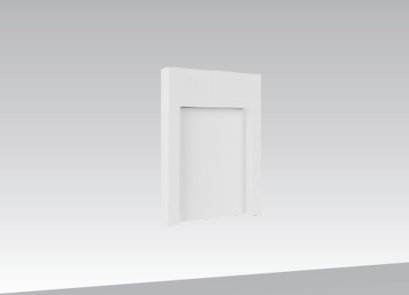 INTERIOR WALL RECESSED.