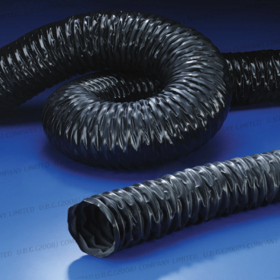 ท่อผ้าใบสีดำ FLEXIBLE DUCT HOSE