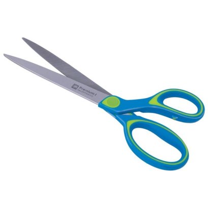 กรรไกร 6 นิ้ว สีฟ้า-เขียว ตราช้าง OFP 0260