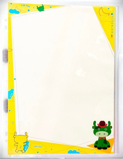 ORCA แฟ้มเคลียร์โฮเดอร์ A4 (10ไส้)มีซองหน้า