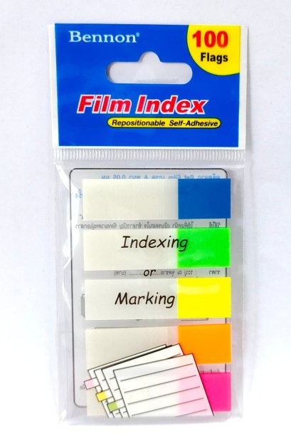 Film lndex แผ่นฟิล์มดัชนี-สีสะท้อนแสงชนิดกาวในตัว