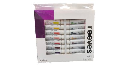 REEVES สีน้ำมัน รีฟส์ 10 มล. 18 สี (1 กล่อง) No.265960 Oil