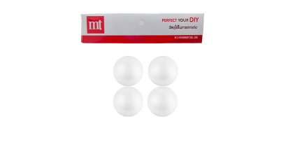 โฟมประดิษฐ์ลูกบอลโฟม แพค 4 ลูก ขนาด 20.5x24 cm