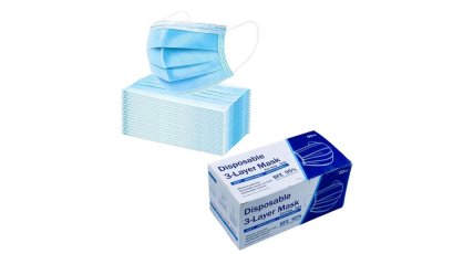 Disposable 3-Layer Mask ผ้าปิดจมูก 3 ชั้น