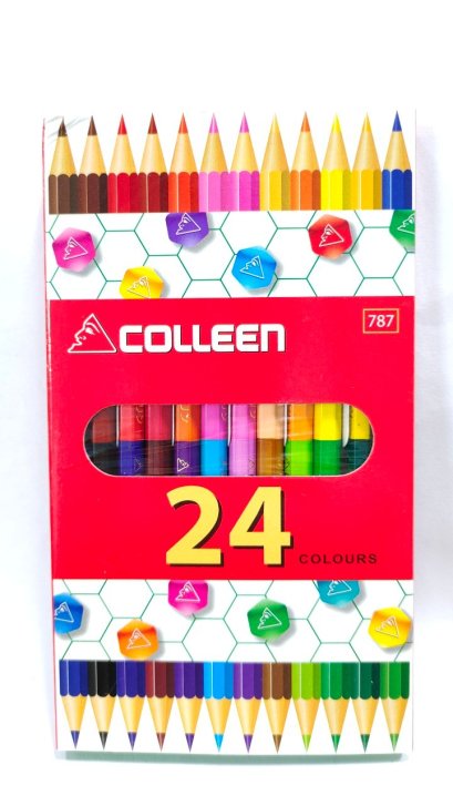 สีไม้ Colleen 2 หัว 12 แท่ง 24 สี