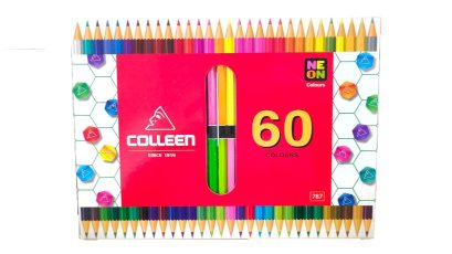 COLLEEN สีไม้คอลลีน 2 หัว 60 สี