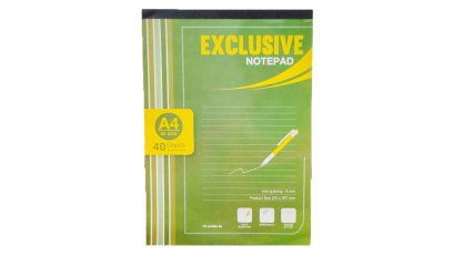 สมุดรายงาน PVA4    406  40แผ่น 60แกรม