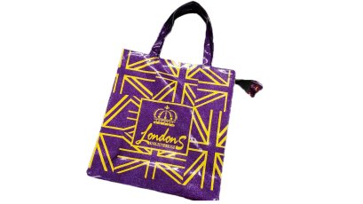 กระเป๋าผ้าเคลือบหนังแก้ว