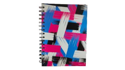 สมุดโน๊ตริมลวด 60 แกรม 80 แผ่น