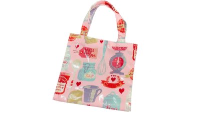 กระเป๋าผ้าเคลือบกันน้ำ หนังแก้ว