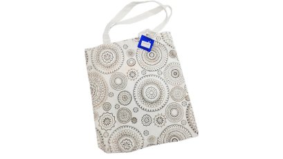 กระเป๋าผ้าดิบ 13x15นิ้ว คละลาย