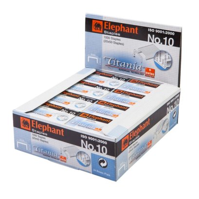 ลวดเย็บ ช้าง TITANIA No.10