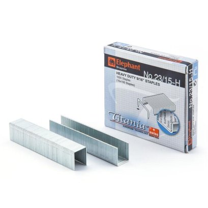ลวดเย็บ Titania ตราช้าง No.23/15-H