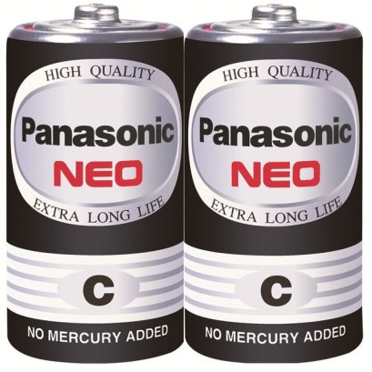 ถ่านไฟฉาย (แพ็ค2ก้อน) Panasonic NEO R14NT/2SL C