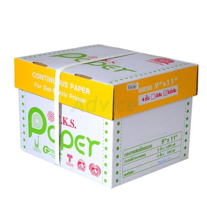 กระดาษต่อเนื่อง 15x11 4ชั้น/500