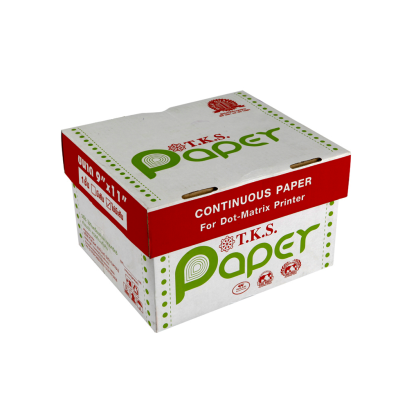 กระดาษต่อเนื่อง 9x5.5 1ชั้น/1000