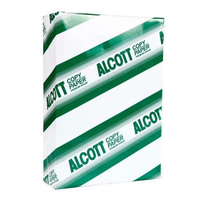 กระดาษถ่ายเอกสาร A5 80 แกรม สีขาว 500แผ่น แอลคอท