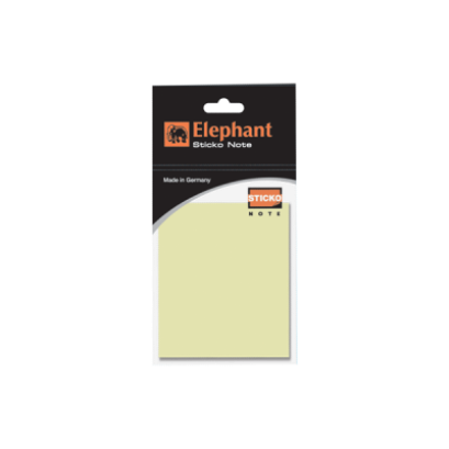 STICKY NOTE STD 3X4 YELLOW (OPP) กระดาษโน้ตกาวในตัว