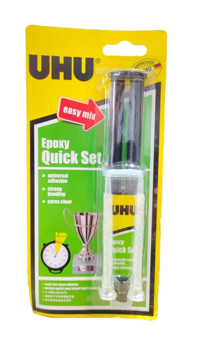 UHU Epoxy Quick Set Glue กาวอีพ็อกซี่ ควิกเซต