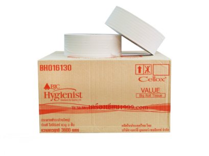 กระดาษชำระ ม้วนใหญ่ 2 ชั้น 300ม. (แพ็ค12ม้วน) BJC