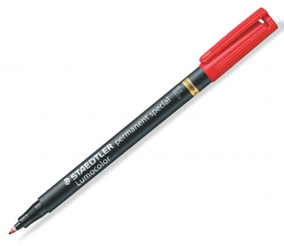 ปากกาเขียนสไลด์ลบไม่ได้ STAEDTLER (F) 319 F-9 สีแดง