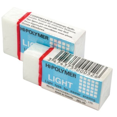 ยางลบ PENTEL HI-POLYMER SOFT ZEL-05