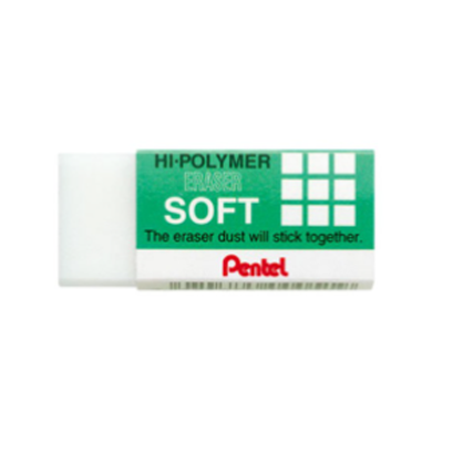 ยางลบ PENTEL HI-POLYMER SOFT ZES-03E