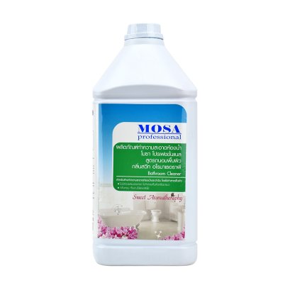 โมซา ผลิตภัณฑ์ล้างห้องน้ำสูตรถนอมพื้นผิว กลิ่น สวีท อโรมาเธอราพี 3.8L