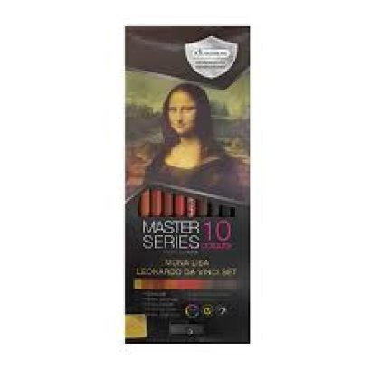 สีไม้ยาว 10สี MASTER SERIES MASTER-ART รุ่น MONA LISA