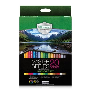 สีไม้ยาว 20สี MASTER SERIES MASTER-ART รุ่น LANDSCAPE