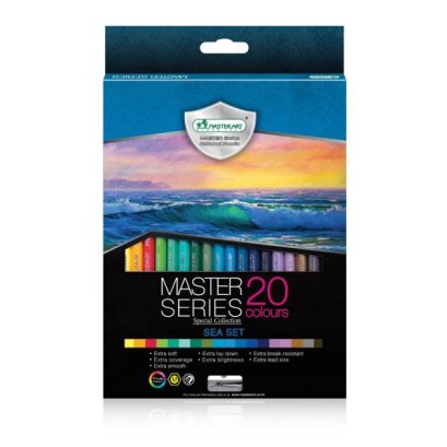 สีไม้ยาว 20สี MASTER SERIES MASTER-ART รุ่น SEA
