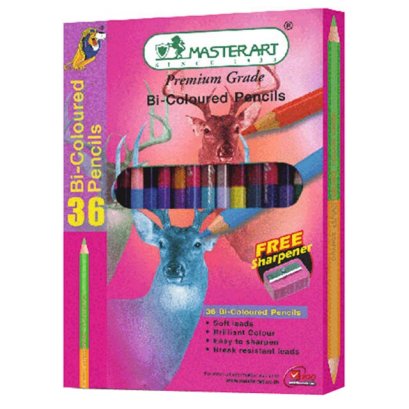 สีไม้ยาว 2หัว 36สี MASTER ART