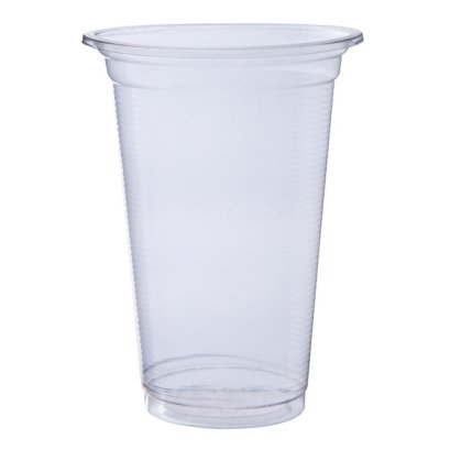 แก้วพลาสติกเรียบ 16oz. ปาก9.5ซม.