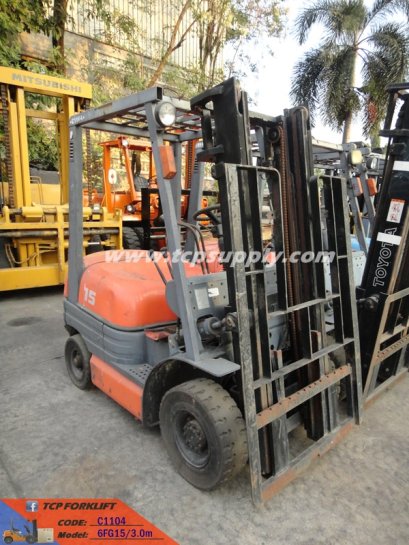 TOYOTA FORKLIFT / 6FG15 / 3.0 m