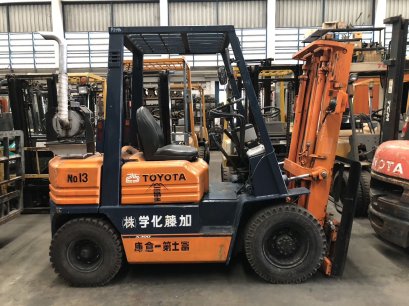 TOYOTA FORKLIFT / 5FD25 / 3.0 m Full free sideshift