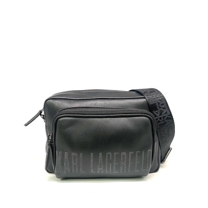 Karl Lagerfeld Felix Zip Crossbody Black
