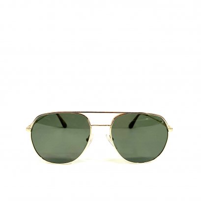 Prada SPR55U Sunglasses Frames Gold Pall Lens Emerald