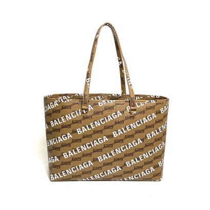 Balenciaga Tote Signature Medium In Brown