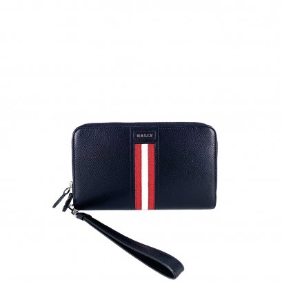Bally Traffic Leather Wallet In Black