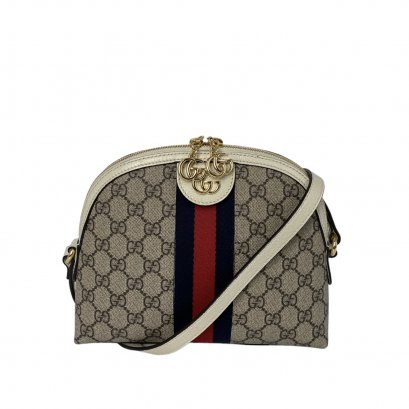 Gucci Ophidia GG Small Shoulder Bag Beige/White (Alma)