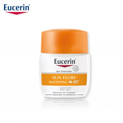 Eucerin SUN Fluid Mattifying Face SPF 60+ สูตร รพ. และคลินิก