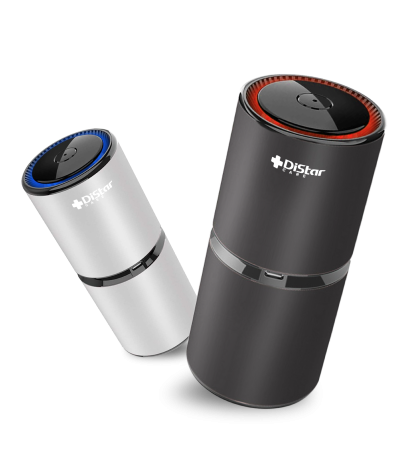 เครื่องฟอกอากาศในรถยนต์กรองฝุ่น PM2.5 กลิ่นบุหรี่ กลิ่นอับ จาก Distar Care