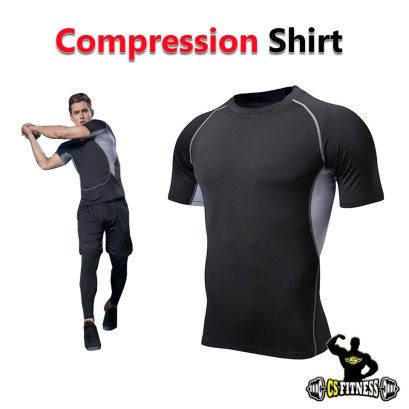 เสื้อรัดกล้ามเนื้อ Coolmax แขนสั้น