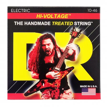 DR Strings DBG-10 Hi-Voltage Dimebag Darrell Signature Electric Guitar Strings - .010-.046