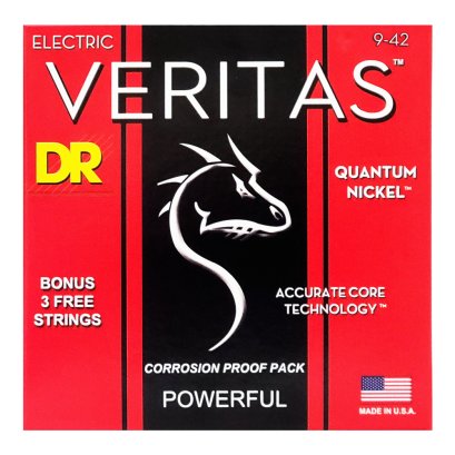 DR Strings VTE-9 Veritas Electric Guitar Strings - .009-.042 Light