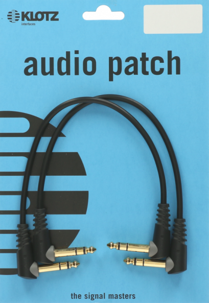 Klotz balanced patch cable set with angled jack