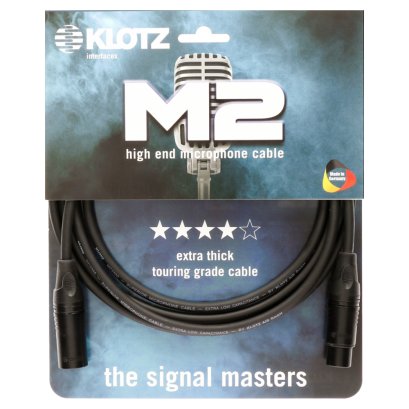 Klotz Cable M2 Microphone Cable With Extra Thick Outer Jacket And XLR By KLOTZ 5m